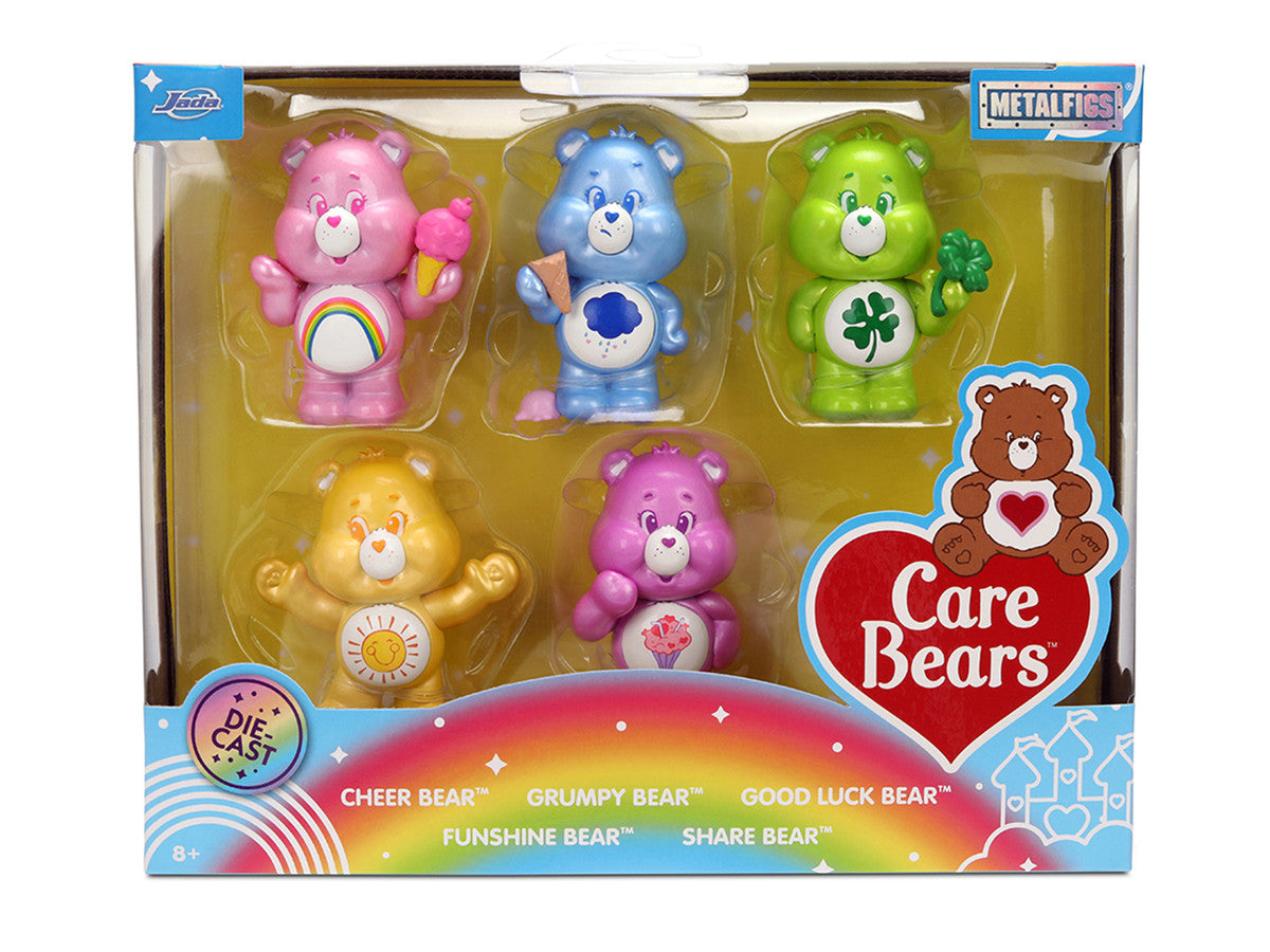 Set of 5 Diecast Figures "Care Bears" "Metalfigs" Series Diecast Models by Jada LuxuryLifeWay Online Store