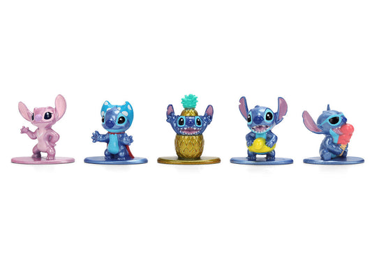 Set of 12 Diecast Figures "Disney's Stitch" Franchise "Nano Metalfigs" Series Diecast models by Jada LuxuryLifeWay Online Store