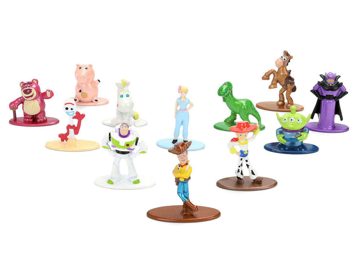 Set of 12 Diecast Figures "Toy Story" Movie Franchise "Nano Metalfigs" Series Diecast Models by Jada LuxuryLifeWay Online Store