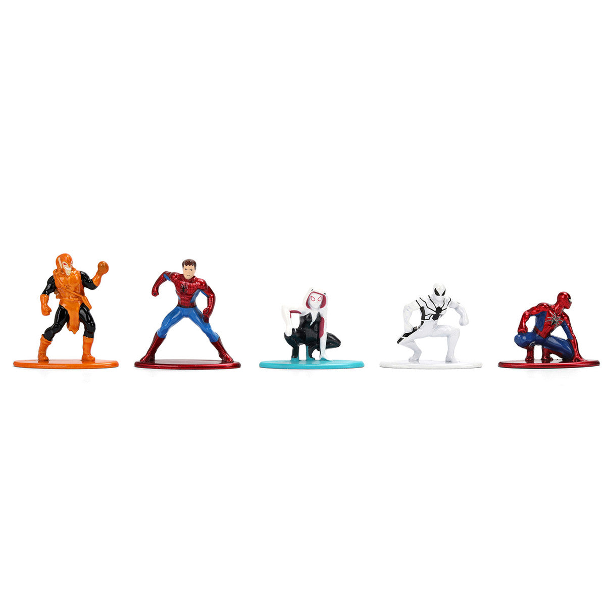Set of 12 Diecast Figures "Spider-Man" Franchise "Nano Metalfigs" Series Diecast Models  by Jada LuxuryLifeWay Online Store