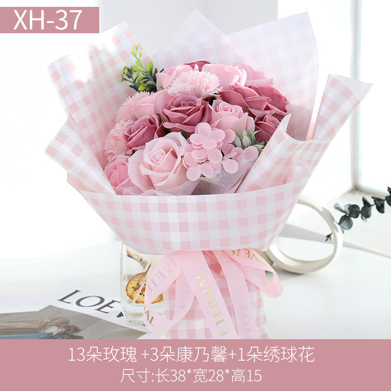 Eternal Rose Soap Flower Gift for Mother's Day and Birthdays LadyShow.Store