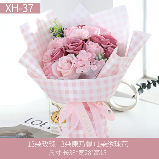 Eternal Rose Soap Flower Gift for Mother's Day and Birthdays LadyShow.Store