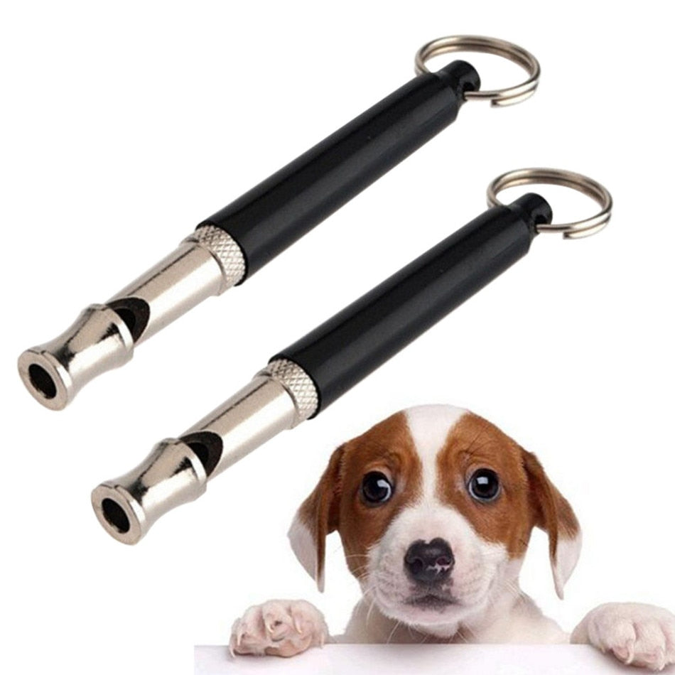 1Pcs Pet Dog Cat Training Obedience Black Whistle Ultrasonic Supersonic Sound Pitch Quiet Trainning Whistles Pets Supplies Pets Fashion