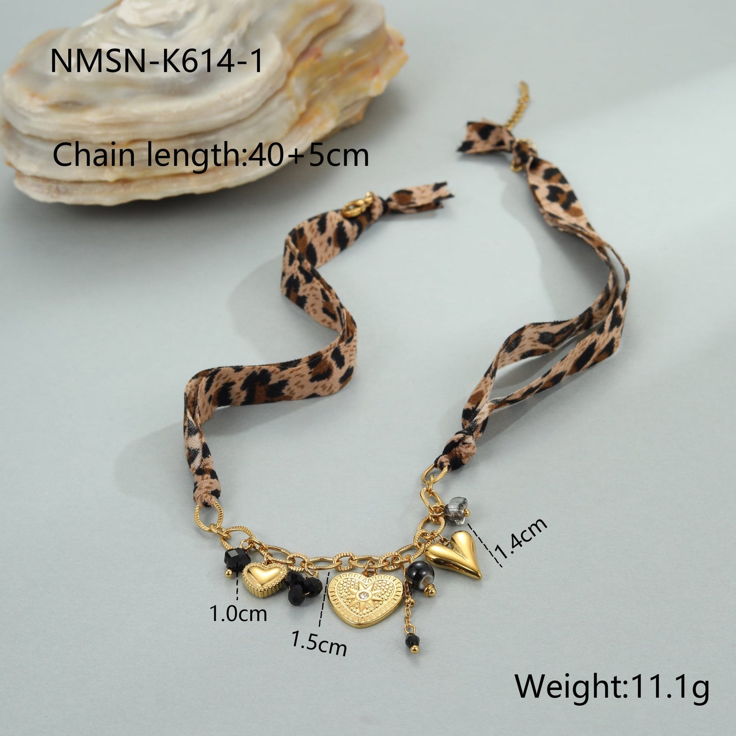 Leopard Series Love Sun Pendant Stainless Steel Ornament LadyShow.Store