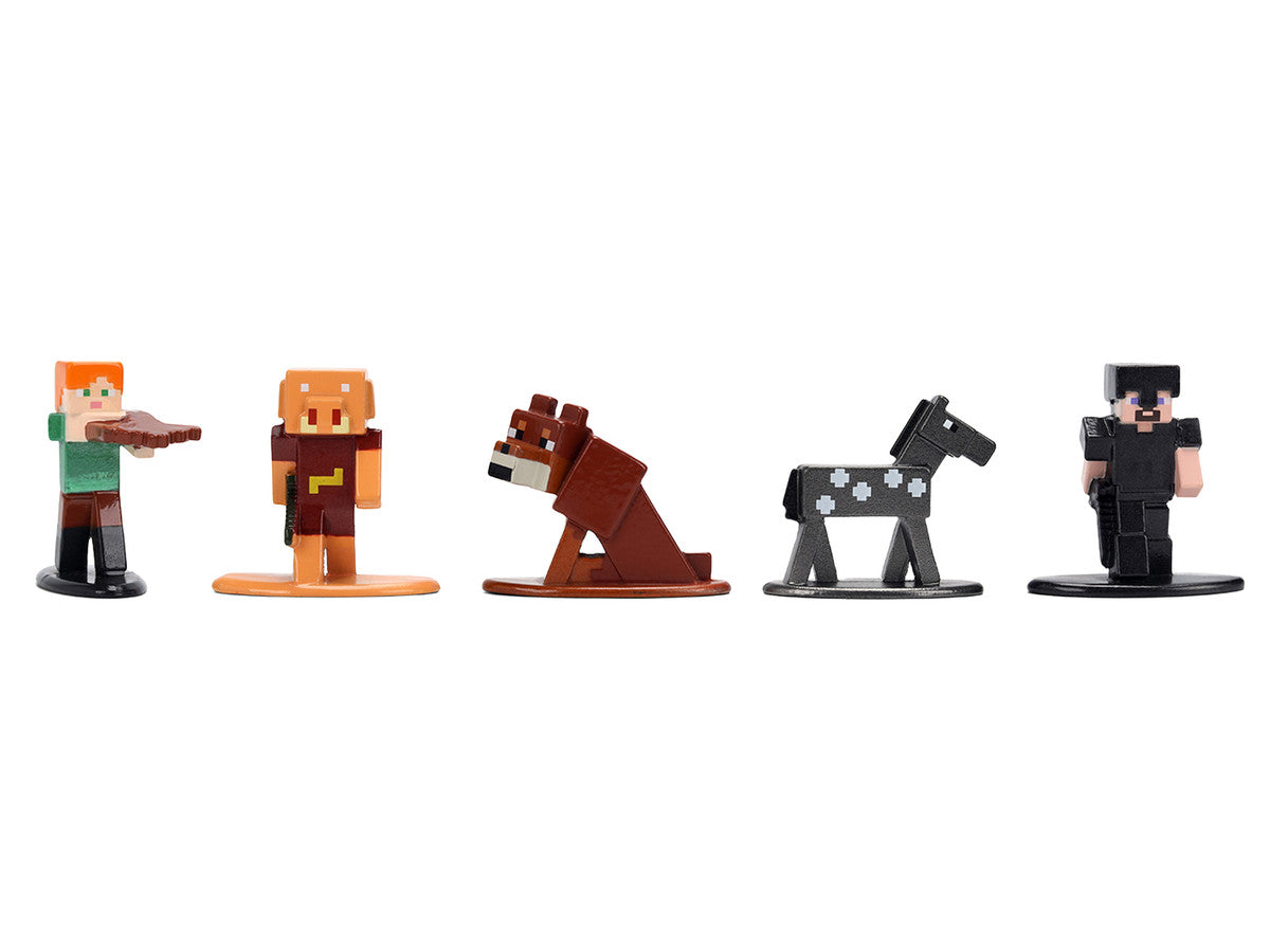 Set of 12 Diecast Figures "Minecraft" Video Game Wave 2 "Nano Metalfigs" Series Diecast models by Jada LuxuryLifeWay Online Store