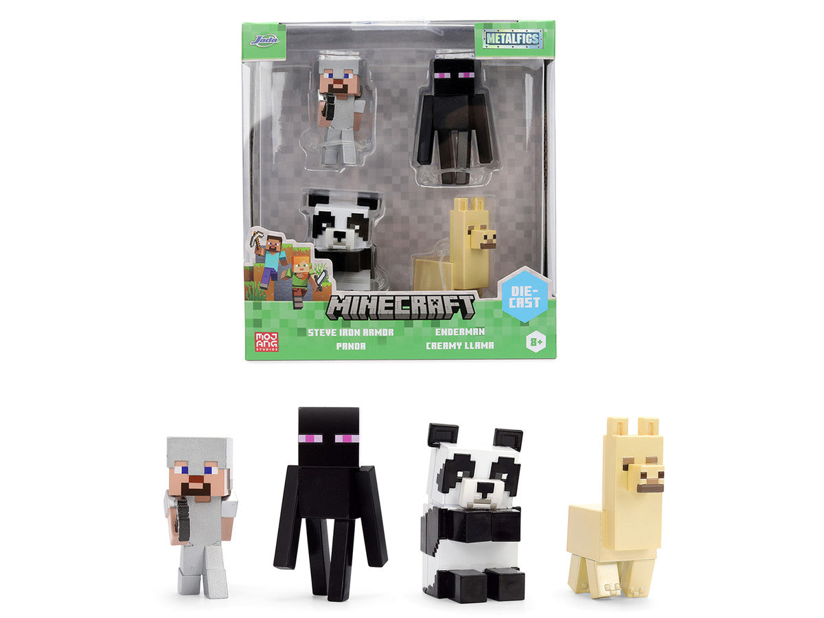 Set of 4 Diecast Figures "Minecraft" Video Game Wave 6 "Metalfigs" Series Diecast Models by Jada LuxuryLifeWay Online Store