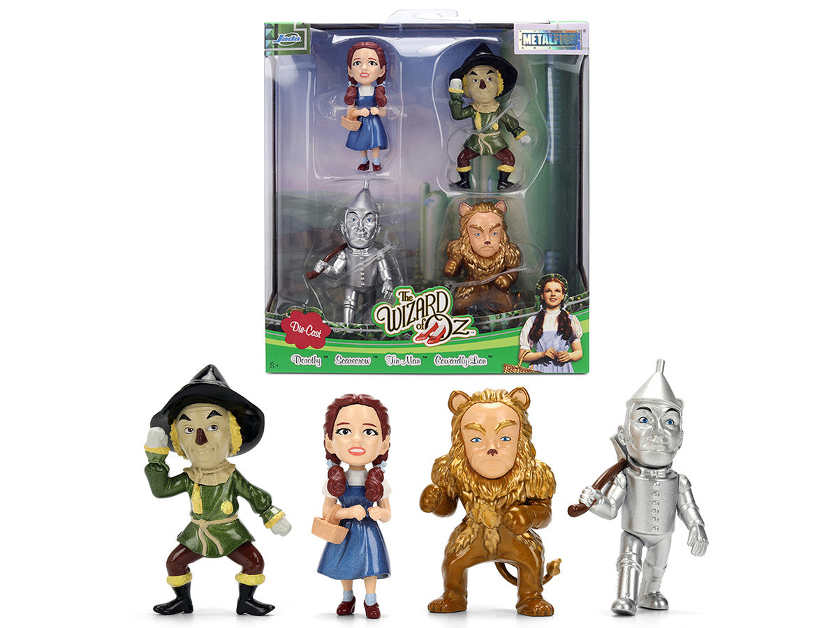 Set of 4 Diecast Figures "The Wizard of Oz" (1939) Movie "Metalfigs" Series Diecast Models by Jada LuxuryLifeWay Online Store