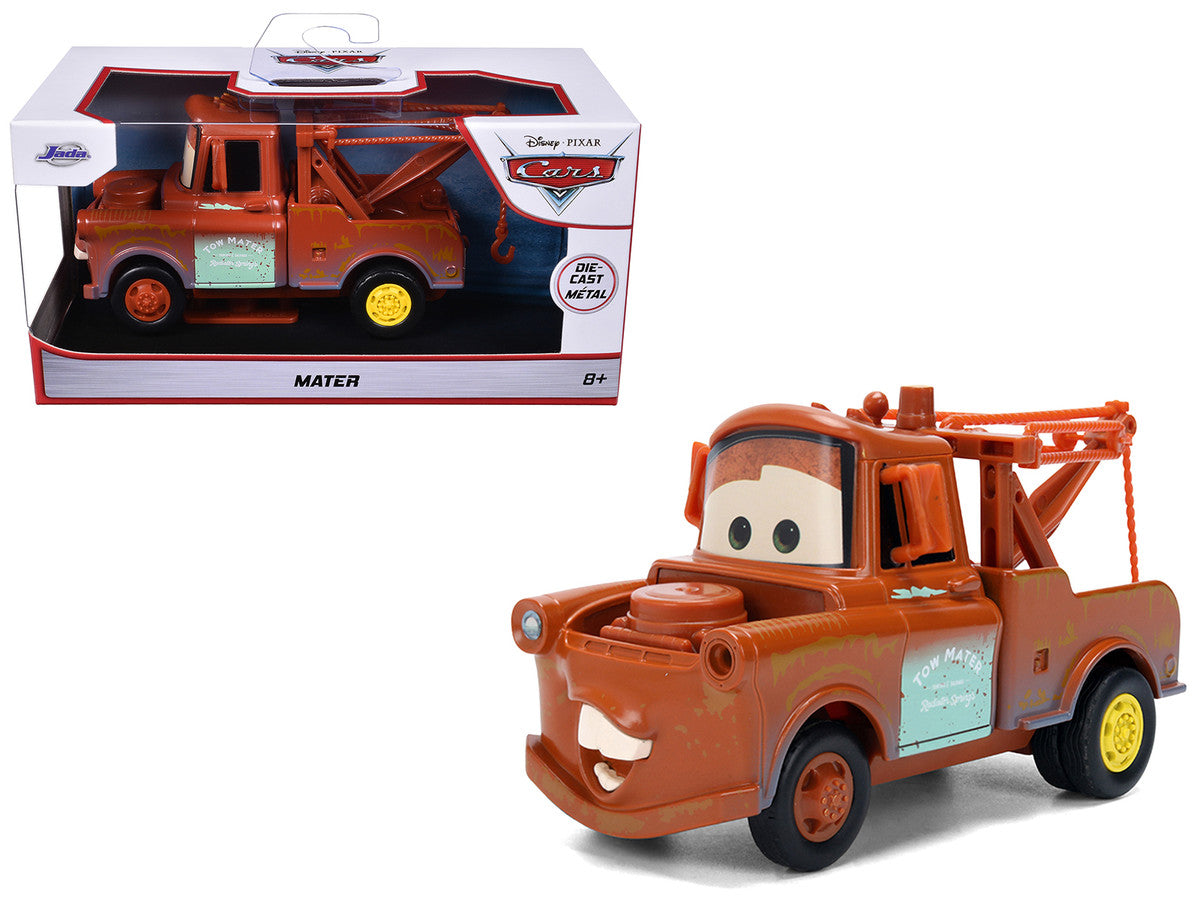 "Tow Mater" Tow Truck Brown (Rusted) "Cars" (2006) Movie "Hollywood Rides" Series 1/32 Diecast Model Car by Jada LuxuryLifeWay Online Store