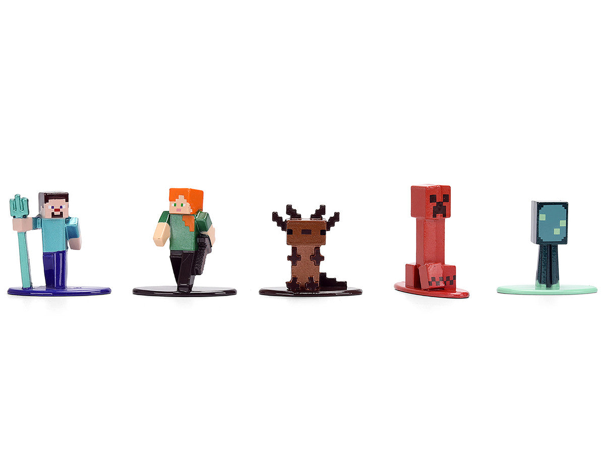 Set of 12 Diecast Figures "Minecraft" Video Game "Nano Metalfigs" Series Diecast Models by Jada LuxuryLifeWay Online Store