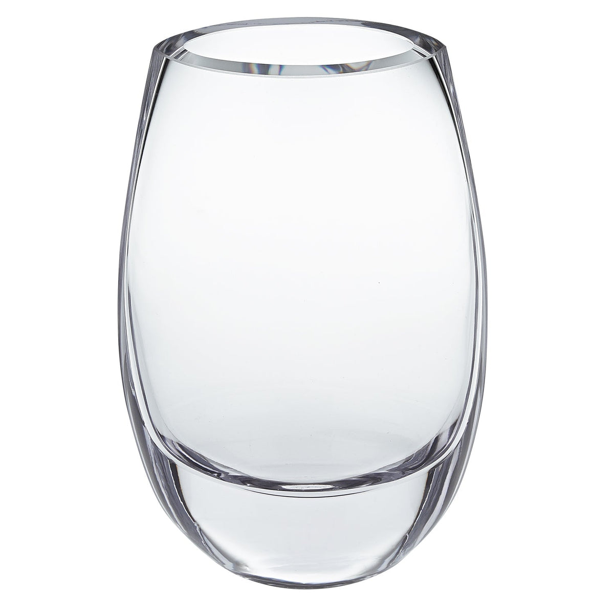 8 Mouth Blown Polish Oval Thick Walled Vase LuxuryLifeWay Online Store