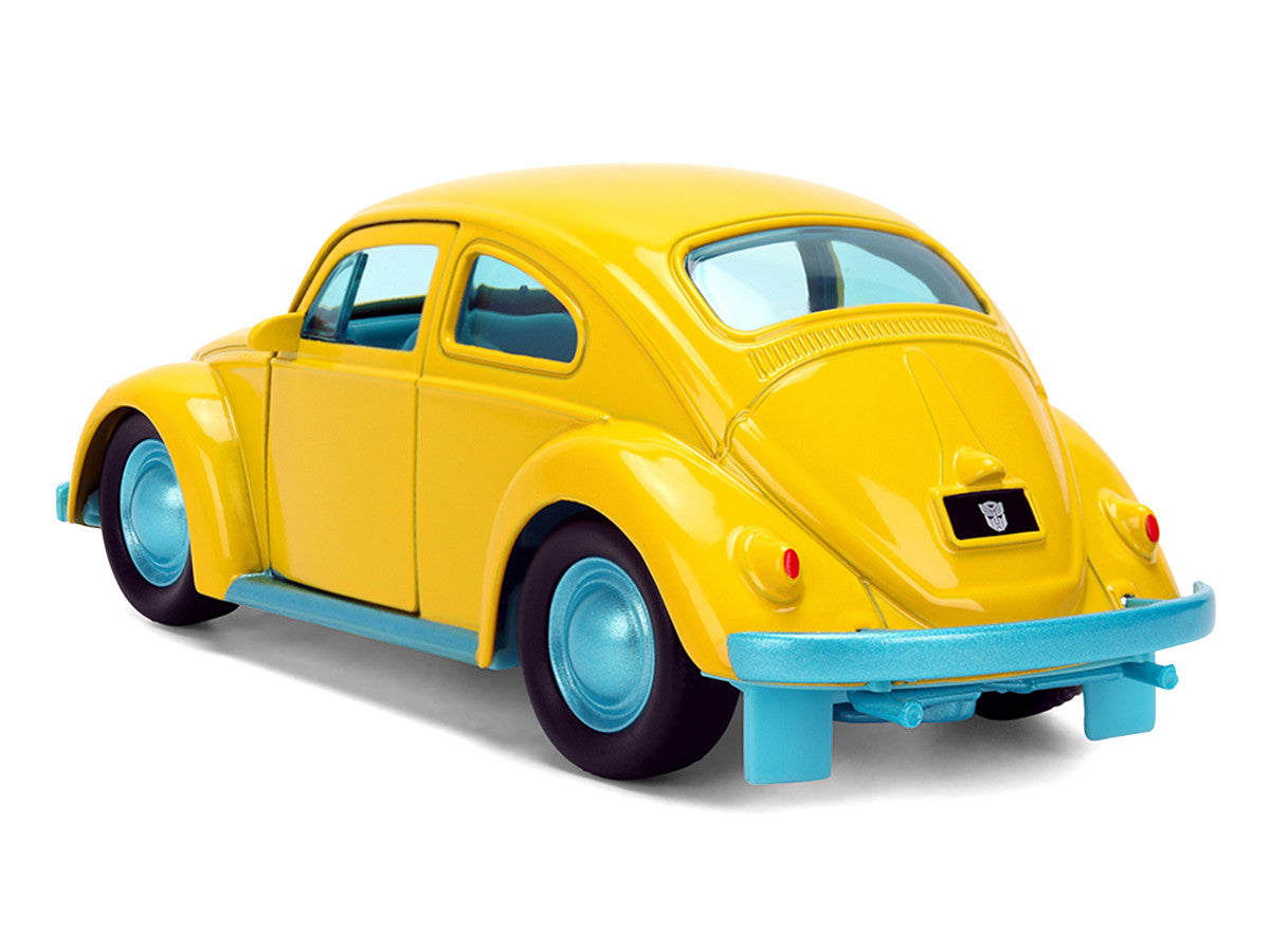 Volkswagen Beetle "Bumblebee" Yellow with Blue Interior "Transformers - Energon Surge" "Hollywood Rides" Series 1/32 Diecast Car Model by Jada LuxuryLifeWay Online Store