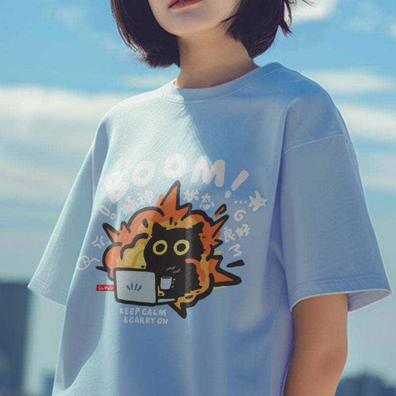 Cartoon Cotton T-Shirt Pi-Mart
