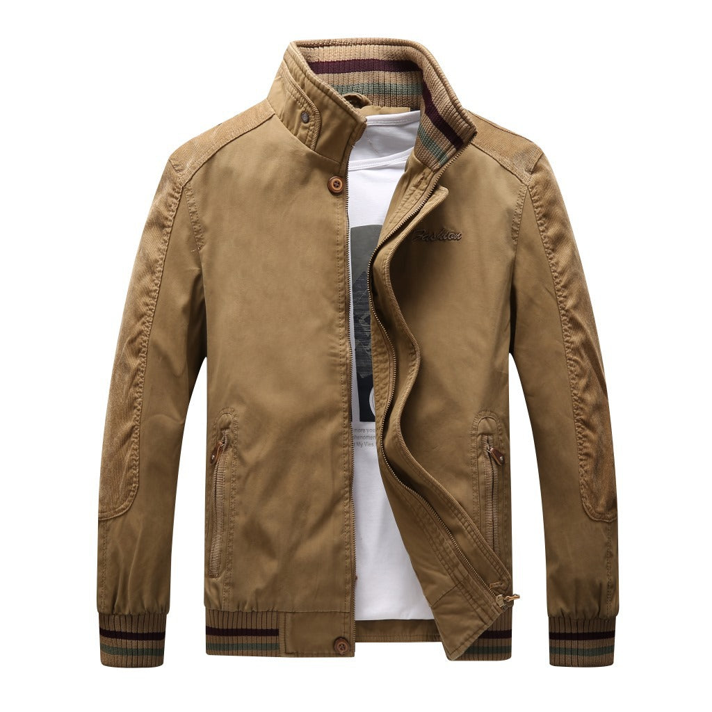 Jacket Men's Casual Plus Size Loose Young Men's Jacket Best YouTube Store