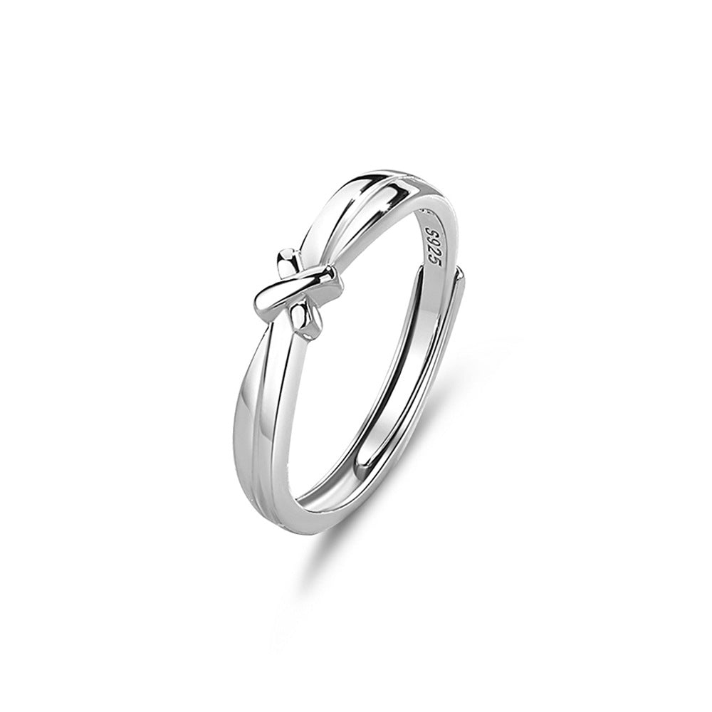 S925 Silver Adjustable Ring For Couples LadyShow.Store