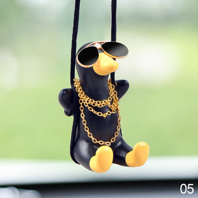 Car Pendant Cute Swinging Duck