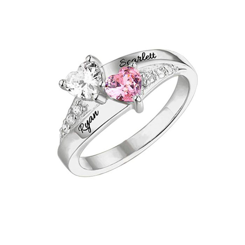 DIY Engraved Ring for Mother's Day Gift LadyShow.Store