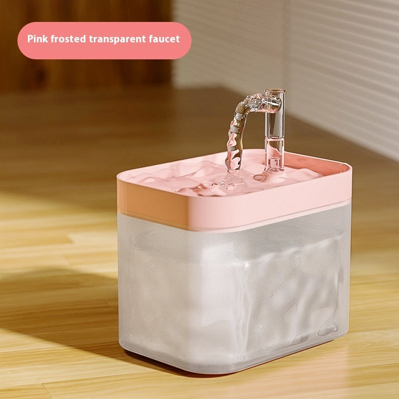 Cat Water Fountain Automatic Circulation Flow Water Fountain Kitten Drinking Water Apparatus Pets Fashion