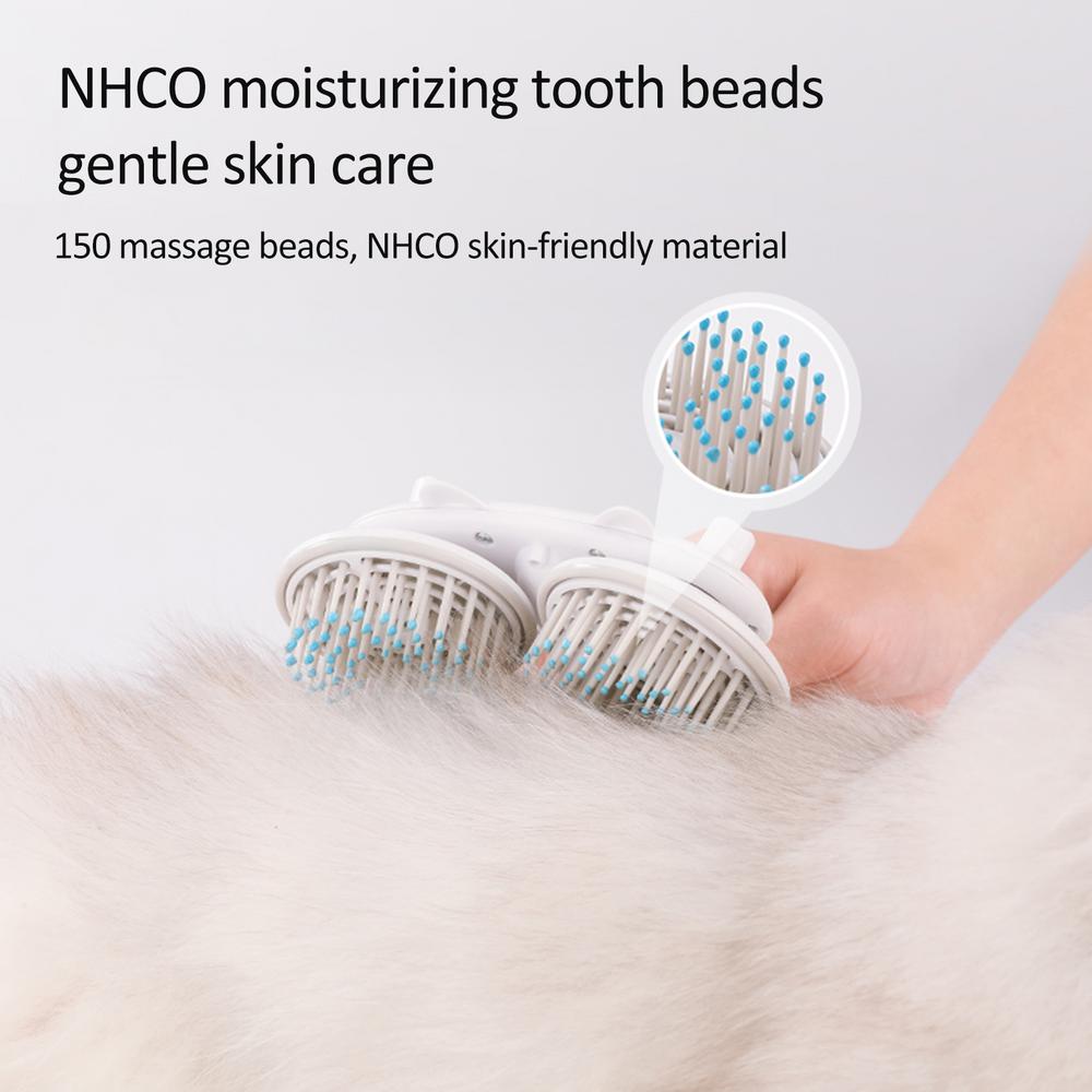 Pet Cat Brush Dog Slicker Brush Double-headed Negative Ion One-button Self Cleaning Dog Cat Hair Removal Pets Products Pets Fashion
