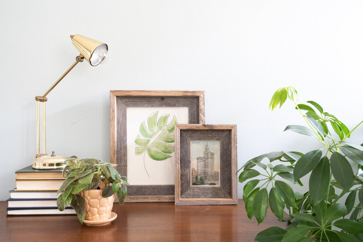 20X30 Natural Weathered Grey Picture Frame With Plexiglass Holder LuxuryLifeWay Online Store