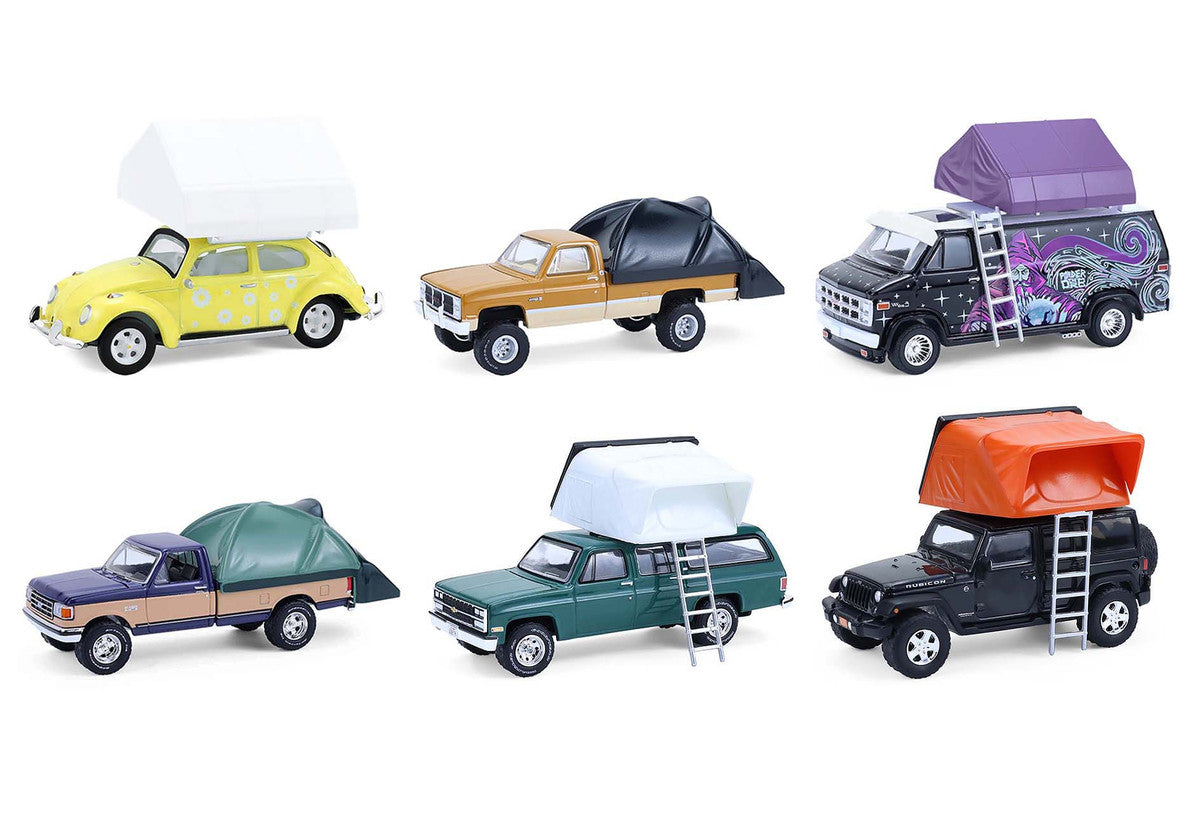 "The Great Outdoors" Series 4 Set of 6 pieces 1/64 Diecast Model Cars by Greenlight LuxuryLifeWay Online Store