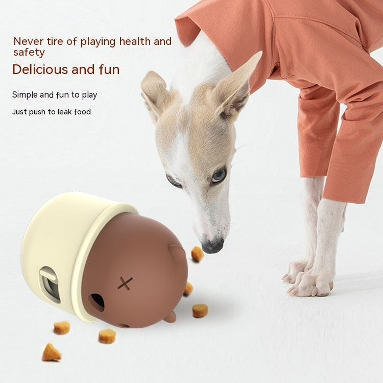 Pets Leakage Food Feeder Dog Interactive Training Toy Ball Natural Rubber Chew Dog Food Ball Snack Food Feeder Cat Puzzle Games Toy Pet Products Pets Fashion