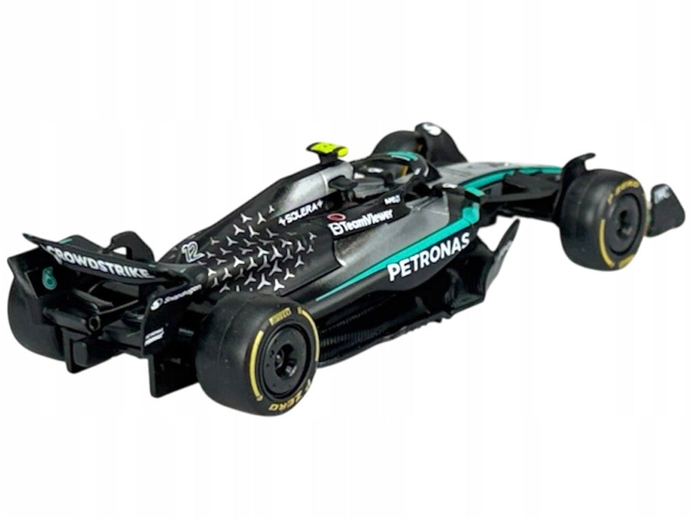 Mercedes-AMG F1 W16 E Performance #12 Kimi Antonelli "Petronas" Formula One F1 World Championship (2025) "Race" Series 1/43 Diecast Model Car by Bburago LuxuryLifeWay Online Store
