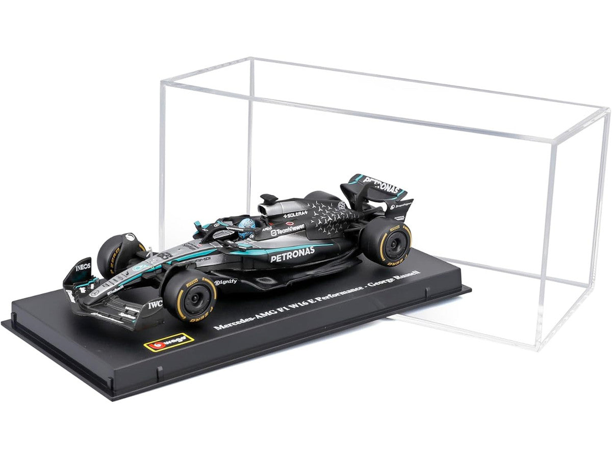 Mercedes-AMG F1 W16 E Performance #63 George Russell Formula One F1 "World Championship" (2025) 1/43 Diecast Model Car by Bburago LuxuryLifeWay Online Store