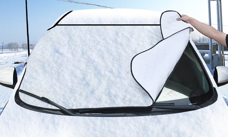 Car snow block front windshield antifreeze cover winter front gear snowboard windshield snow cover frost guard CJD