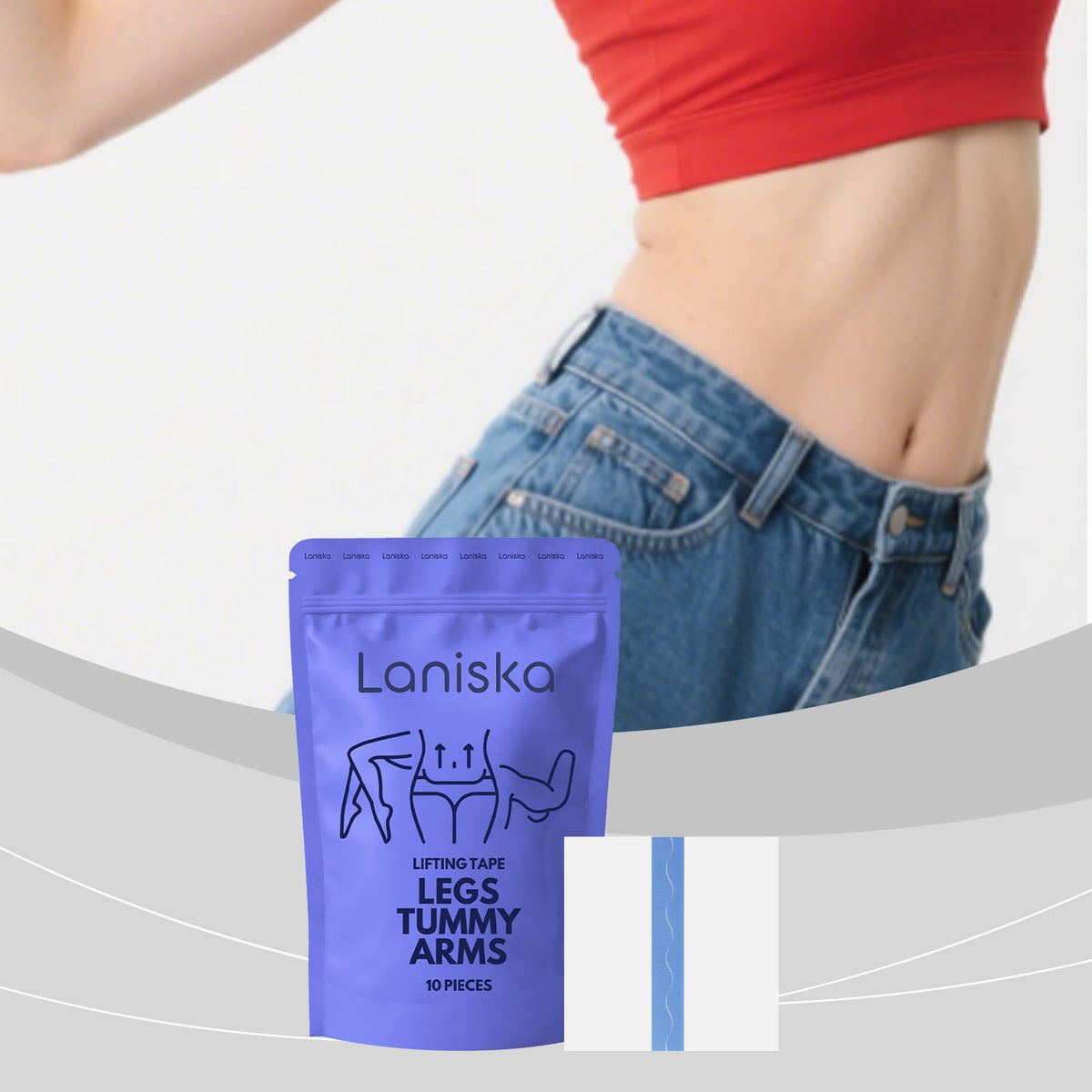 Comfortable, Lightweight, And Suitable For The Body's Skin. Convenient Daily Care Patches, Shaping Aids, 10pcs, 1 Bag Tri Light Beauty