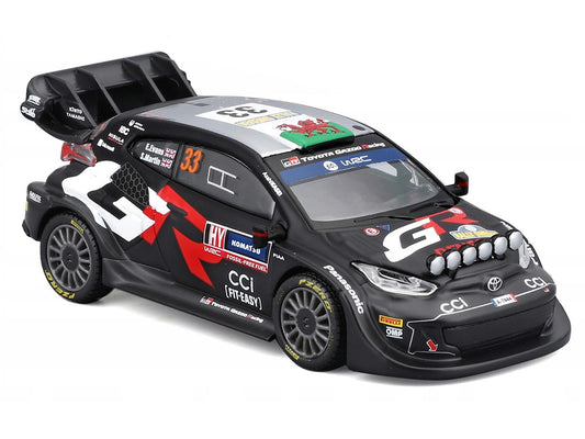 Toyota GR Yaris Rally1 Hybrid #33 Elfyn Evans - Scott Martin "Toyota Gazoo Racing WRT" "World Rally Championship" (2024) "Race" Series 1/43 Diecast Model Car by Bburago LuxuryLifeWay Online Store