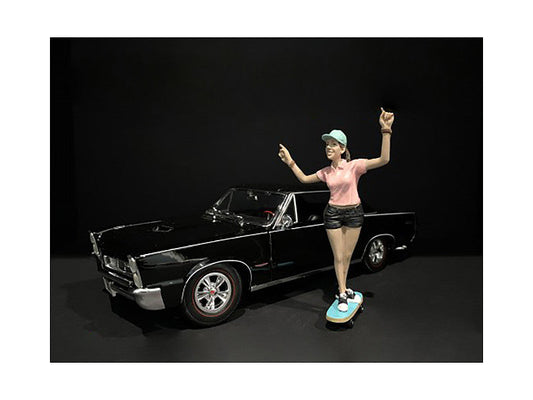 Skateboarder Figurine IV for 1/24 Scale Models by American Diorama LuxuryLifeWay Online Store