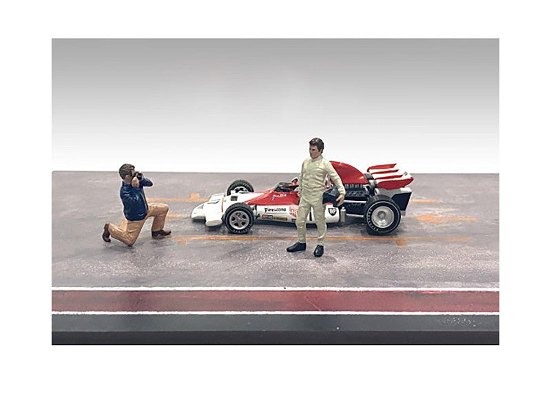"Race Day" Two Diecast Figures Set 1 for 1/43 Scale Models by American Diorama LuxuryLifeWay Online Store