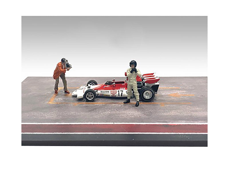 "Race Day" Two Diecast Figures Set 2 for 1/43 Scale Models by American Diorama LuxuryLifeWay Online Store