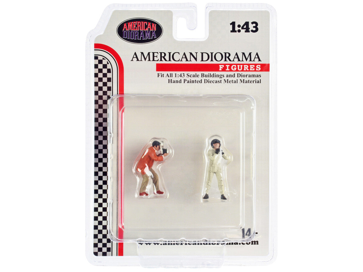 "Race Day" Two Diecast Figures Set 2 for 1/43 Scale Models by American Diorama LuxuryLifeWay Online Store