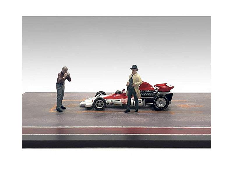 "Race Day" Two Diecast Figures Set 3 for 1/43 Scale Models by American Diorama LuxuryLifeWay Online Store