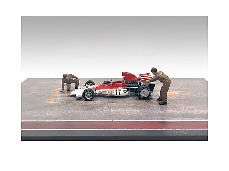 "Race Day" Two Diecast Figures Set 5 for 1/43 Scale Models by American Diorama LuxuryLifeWay Online Store