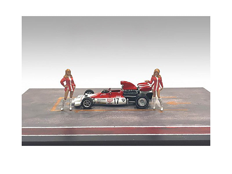 "Race Day" Two Diecast Figures Set 6 for 1/43 Scale Models by American Diorama LuxuryLifeWay Online Store