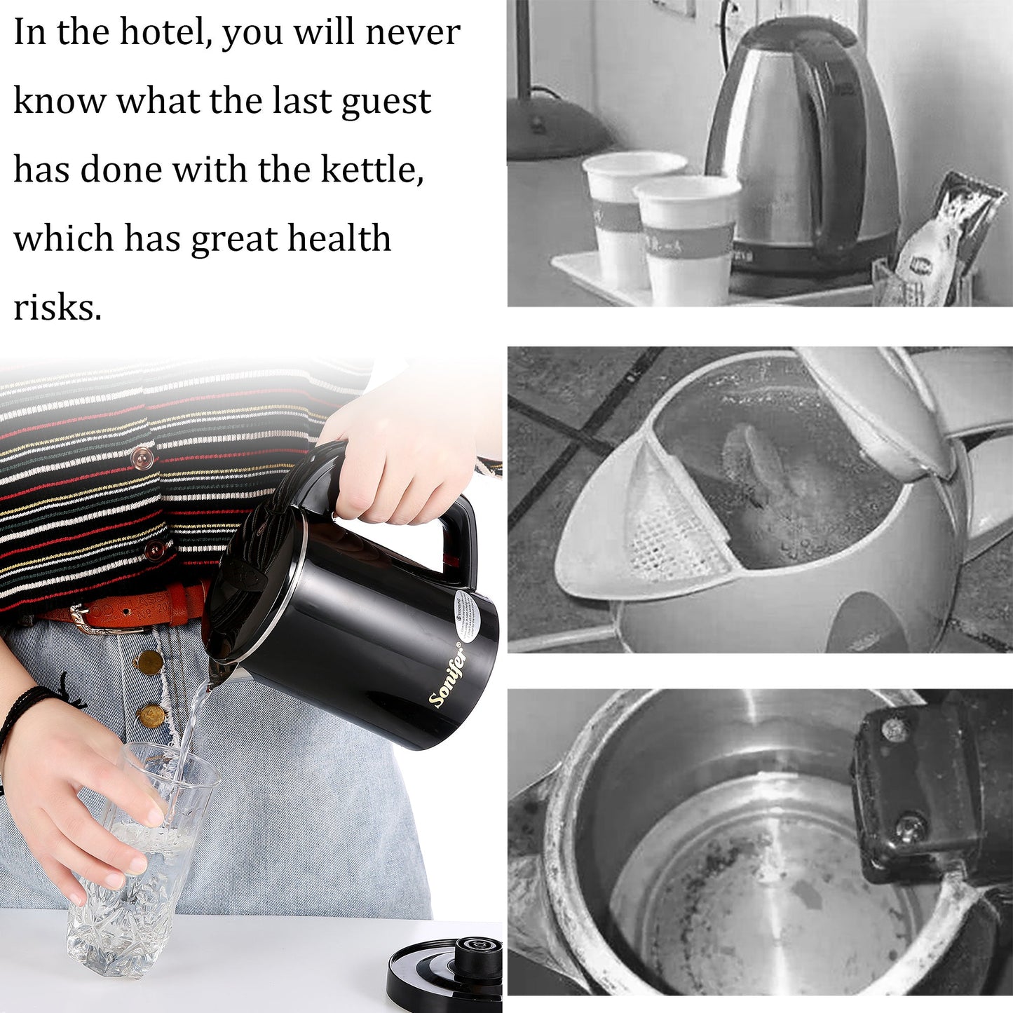 Kettle Thickened 304 Steel Anti-scald Plastic PearlNestDecor.com