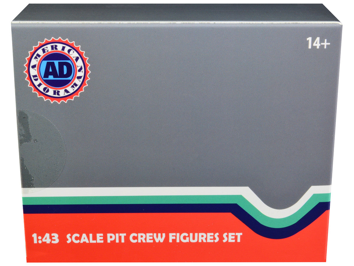 Formula One F1 Pit Crew 7 Figure Set Team Red Release III for 1/43 Scale Models by American Diorama LuxuryLifeWay Online Store