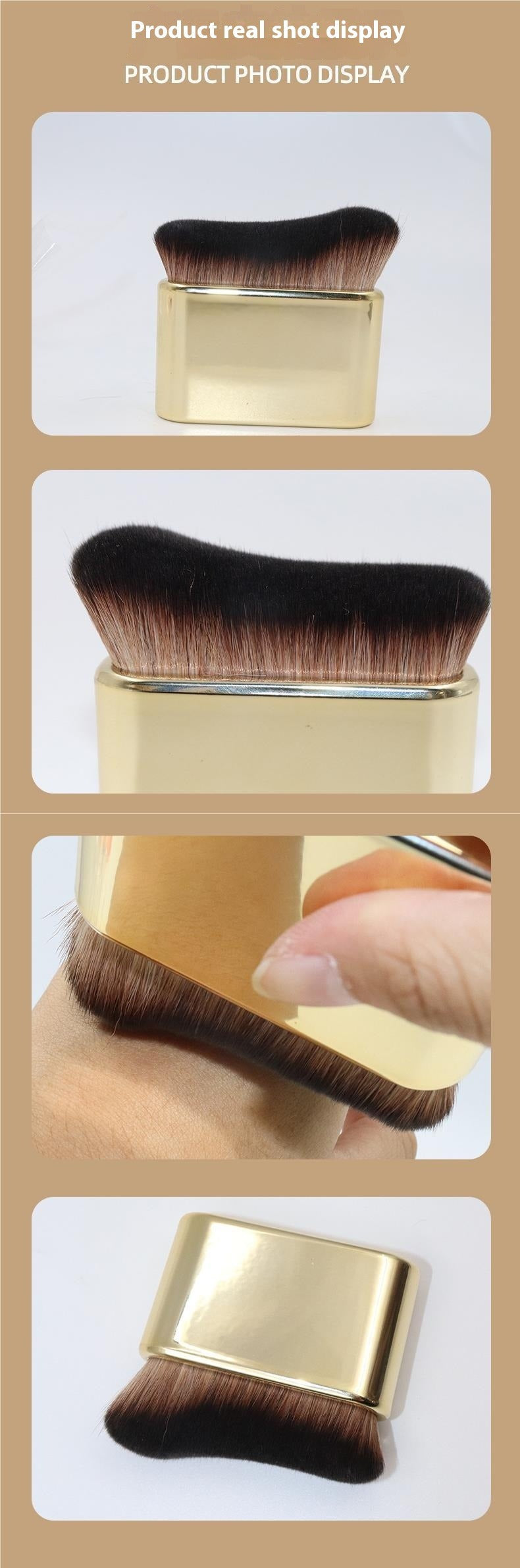 Large Wave Foundation & Body Makeup Brush LadyShow.Store