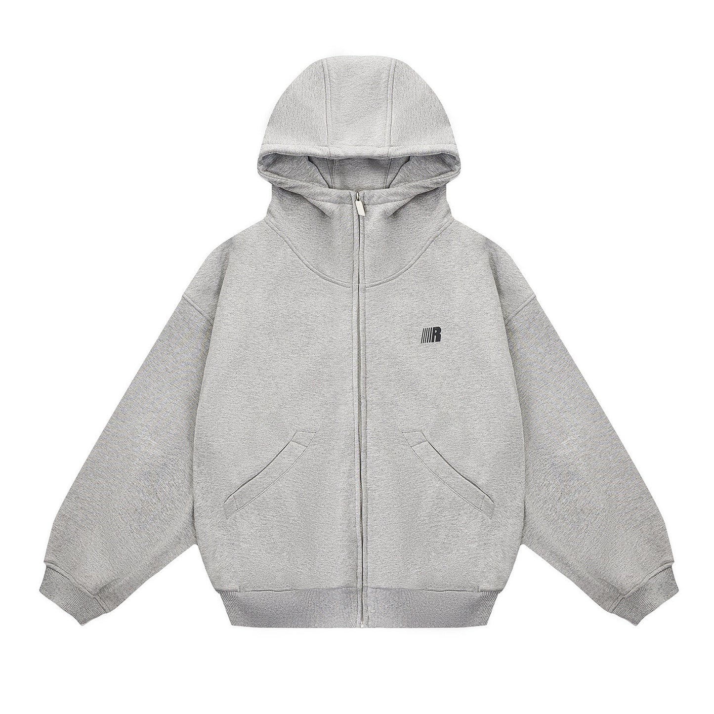 Heavyweight High-neck Air-layer Hooded Sweatshirt Best YouTube Store