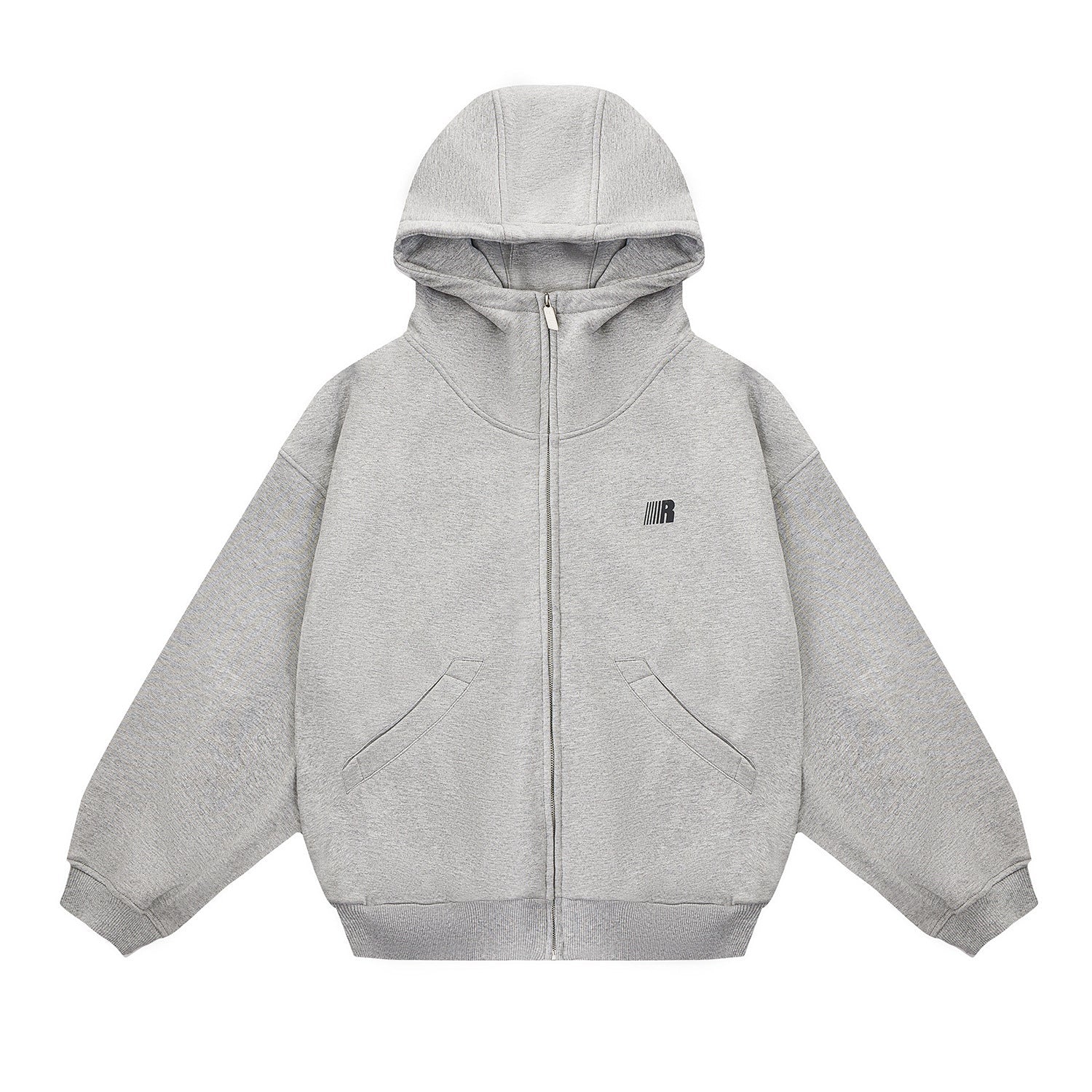 Heavyweight High-neck Air-layer Hooded Sweatshirt Best YouTube Store
