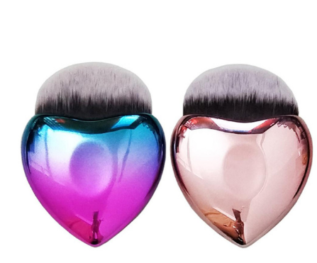 Heart-shaped foundation brush Portable makeup blush brush Professional beauty tools CJD2