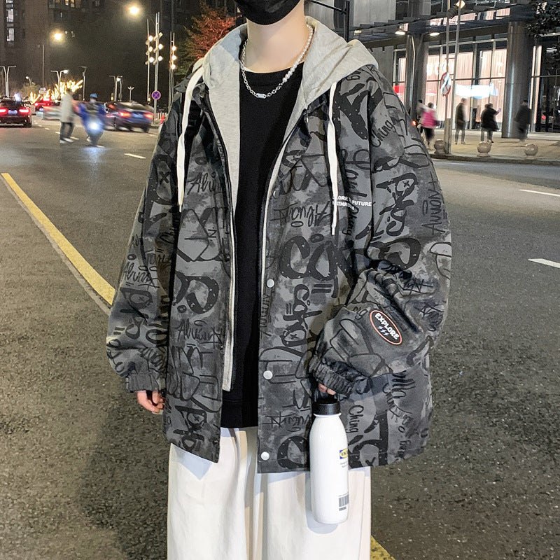 Men's Oversized Baseball Jackets - Retro Patchwork Style Pi-Mart