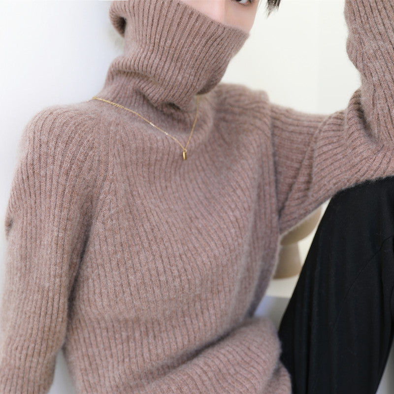 Thick Women Loose Woolen Sweater Women  Autumn LadyShow.Store