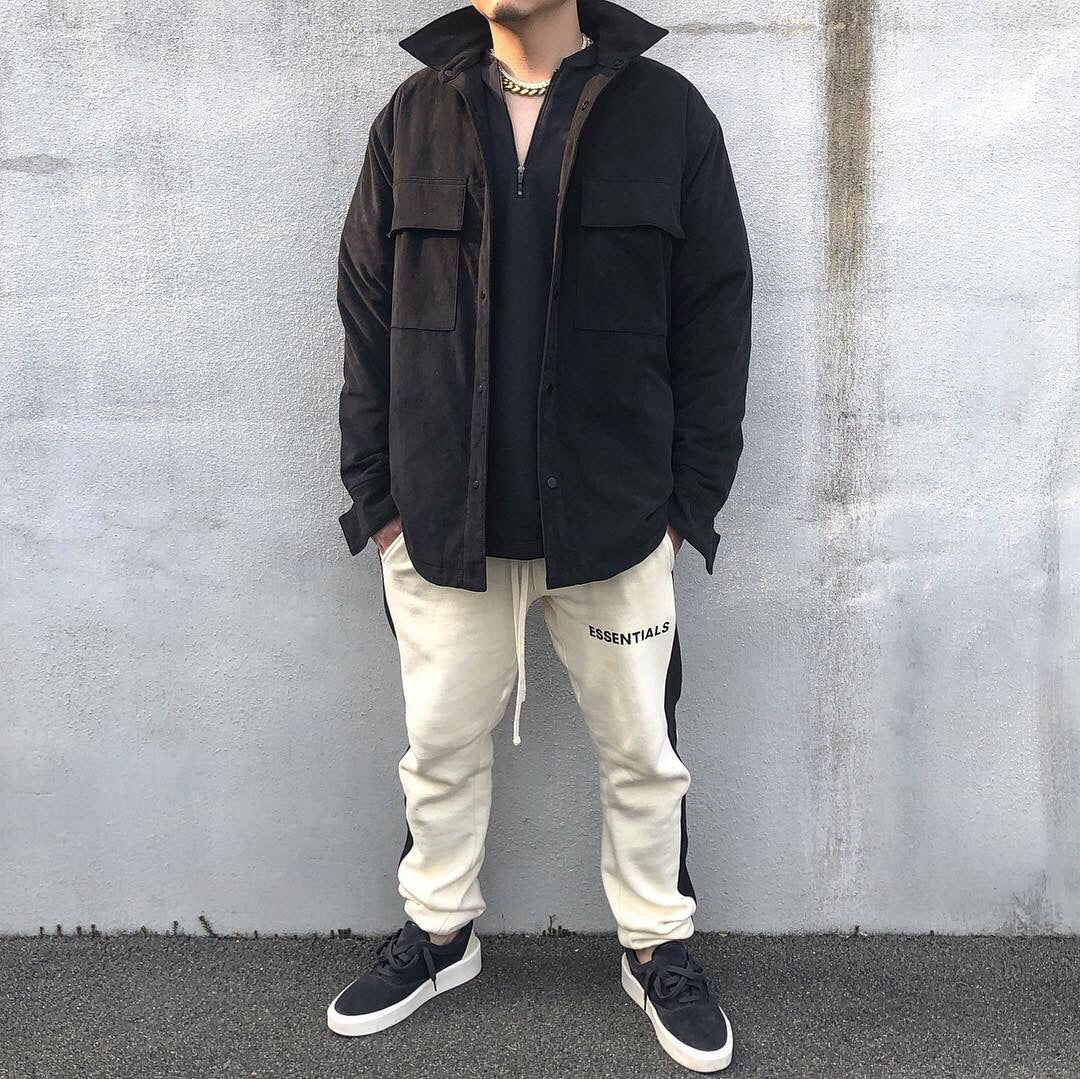 Leather velvet padded shirt loose casual jacket jacket Best YouTube Store