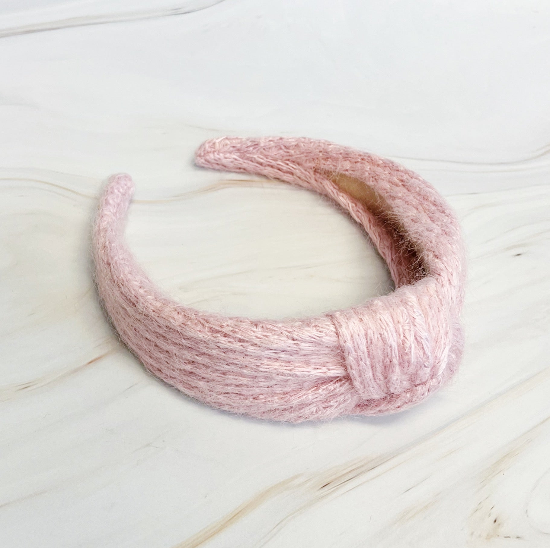 Cabled Knit Knotted Headband LadyShow.Store