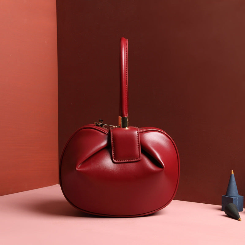 Leather handbags fashion dumplings handbag LadyShow.Store