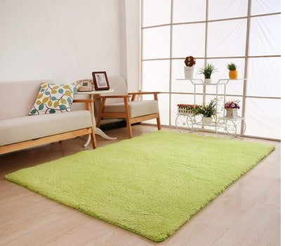 Fluffy White Area Rug PearlNestDecor.com