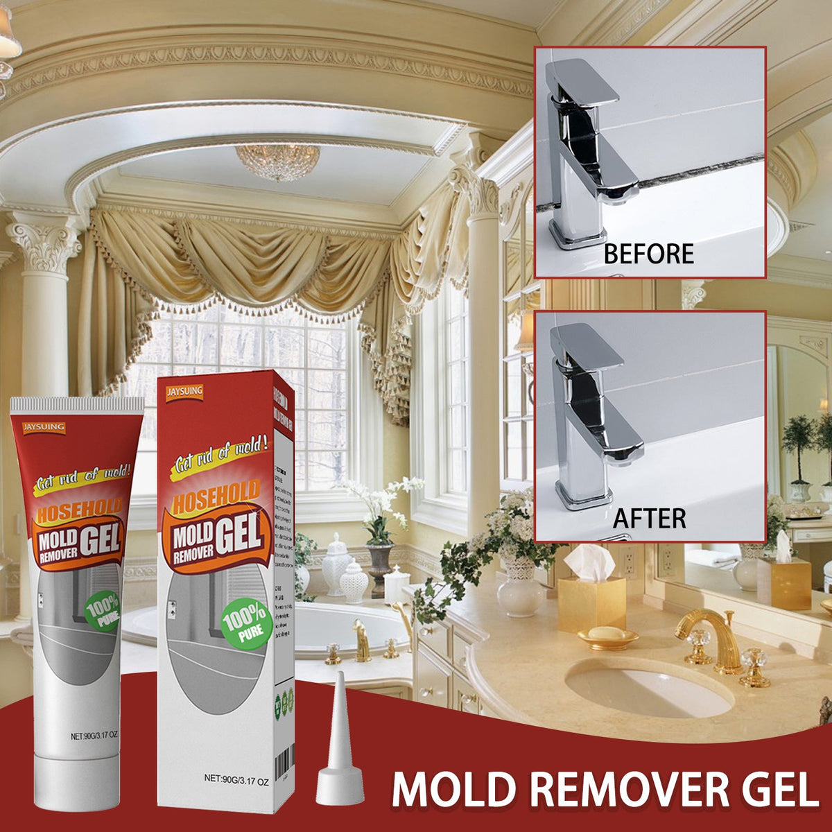Toilet And Kitchen Mildew Removing Gel Mildew Removing Gel Tri Light Beauty